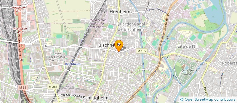 localisation de l'entreprise SCI CLEMENCE  BISCHHEIM