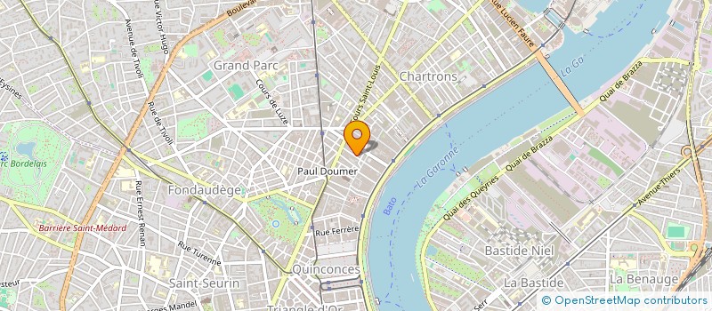 localisation de l'entreprise SCI CLEMENCE à BORDEAUX