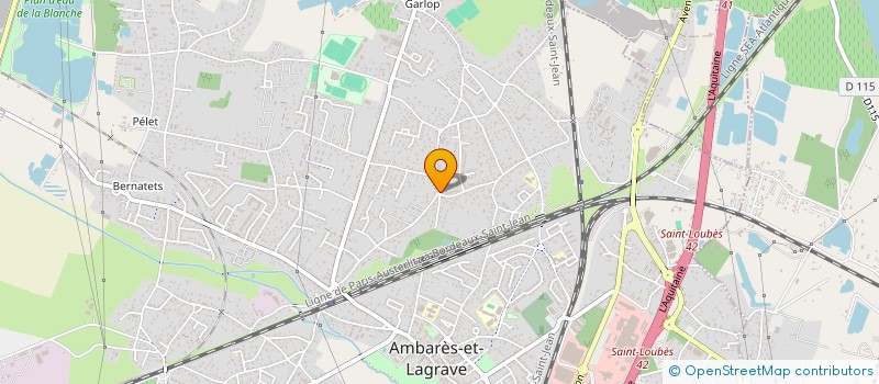 localisation de l'entreprise SCI CLEMENCE FAVOLS  AMBARES-ET-LAGRAVE