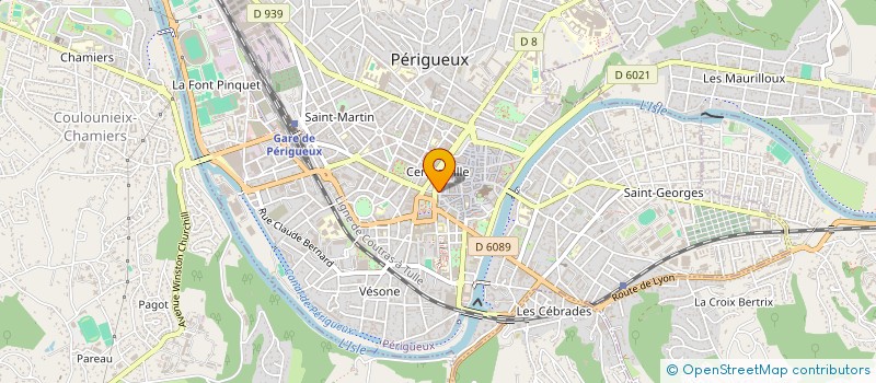 localisation de l'entreprise SCI CLEMENCEAU 23 à PERIGUEUX