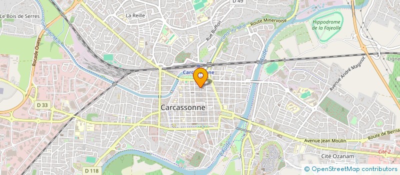 localisation de l'entreprise SCI CLEMENCEAU à CARCASSONNE