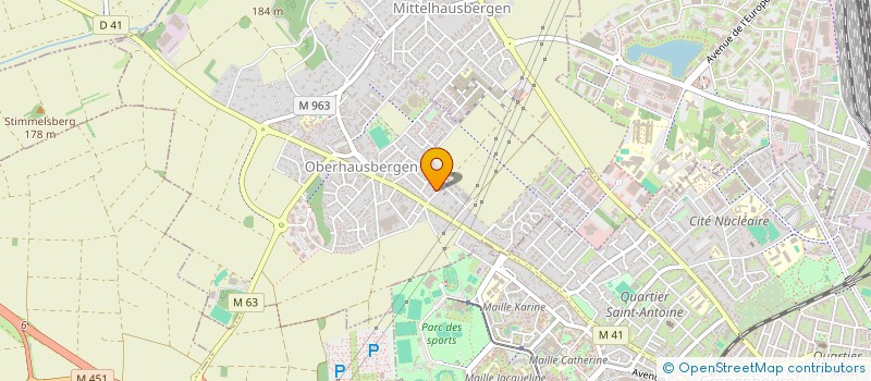 localisation de l'entreprise SCI CLEMENCEAU  OBERHAUSBERGEN