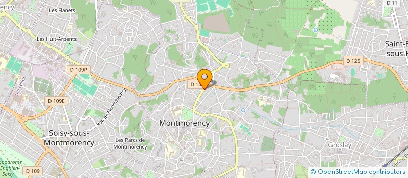 localisation de l'entreprise SCI CLEMENCEAU à MONTMORENCY