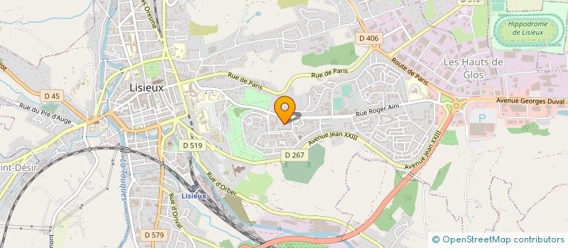 localisation de l'entreprise SCI CLEMENCEAU à LISIEUX
