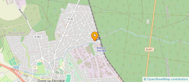 localisation de l'entreprise SCI CLEMENCEAU  OZOIR-LA-FERRIERE