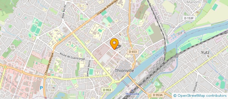 localisation de l'entreprise SCI CLEMENCEAU à THIONVILLE