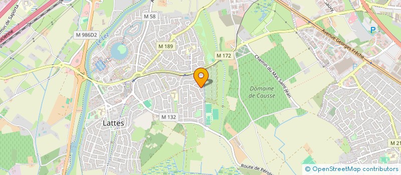 localisation de l'entreprise SCI CLEMENCEAU à LATTES