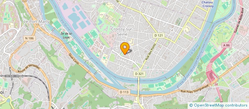 localisation de l'entreprise SCI CLEMENCEAU  ORGEVAL