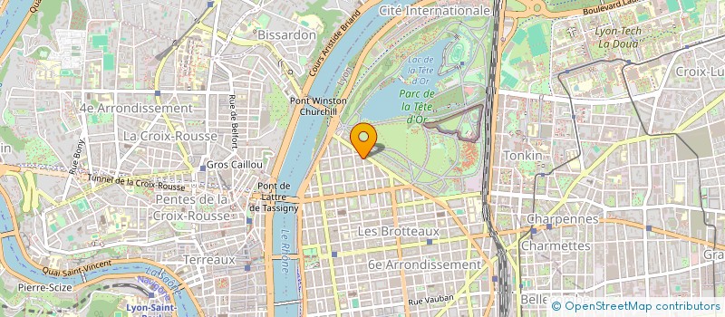 localisation de l'entreprise SCI CLEMENCEAU  LYON