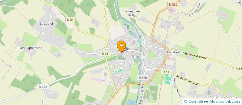 localisation de l'entreprise SCI CLEMENCEAU  RUGLES