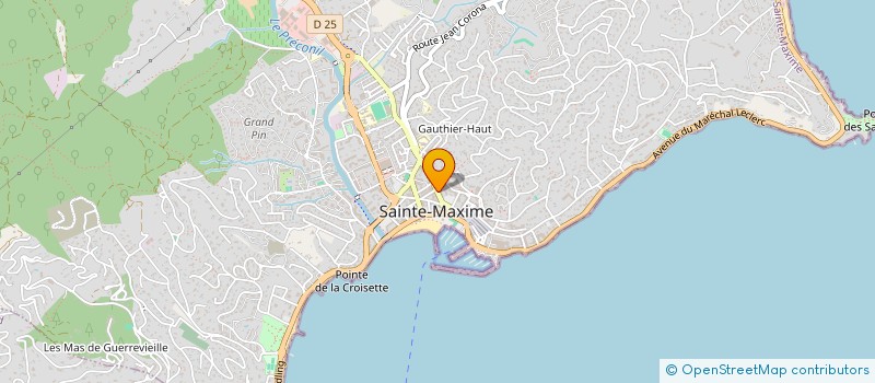 localisation de l'entreprise SCI CLEMENCEAU à SAINTE-MAXIME