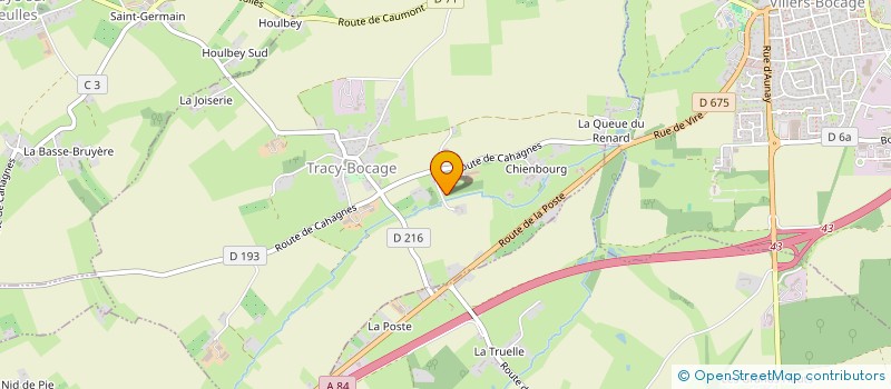 localisation de l'entreprise SCI CLEMENCEAU  TRACY-BOCAGE