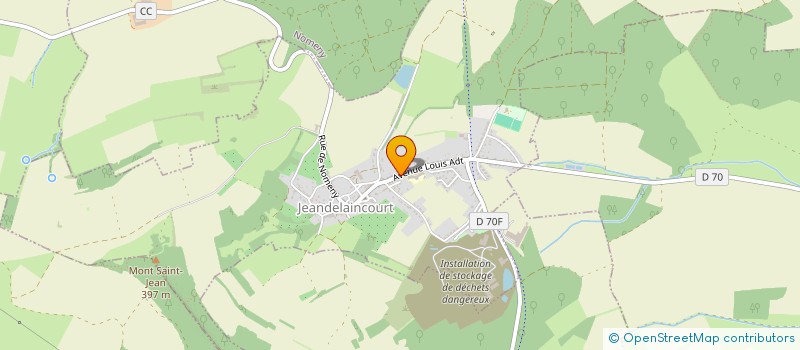 localisation de l'entreprise SCI CLEMENCEAU  JEANDELAINCOURT