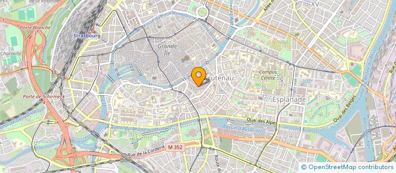 localisation de l'entreprise SCI CLEMENCEAU 65  STRASBOURG