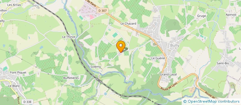 localisation de l'entreprise SCI CLEMENCEAU  BULLY