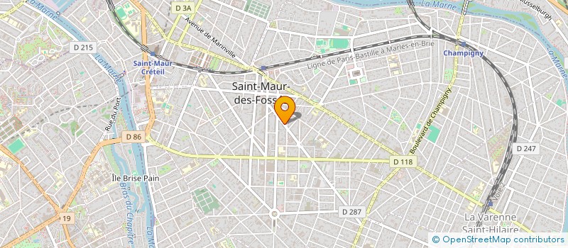 localisation de l'entreprise SCI CLEMENCEAU à SAINT-MAUR-DES-FOSSES