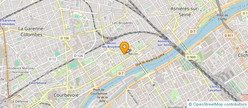 localisation de l'entreprise SCI CLEMENCEAU à COURBEVOIE