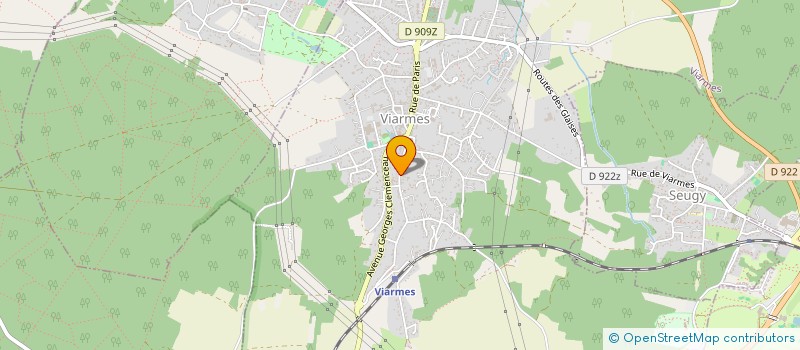 localisation de l'entreprise SCI CLEMENCEAU  VIARMES