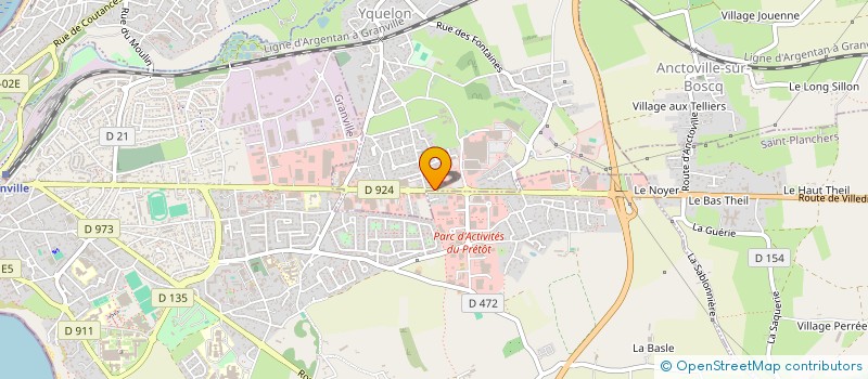 localisation de l'entreprise SCI CLEMENCEAU  YQUELON