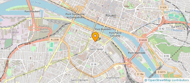 localisation de l'entreprise SCI CLEMENCEAU 87 à ROUEN