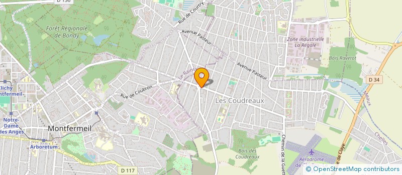 localisation de l'entreprise SCI CLEMENCEAU  CHELLES