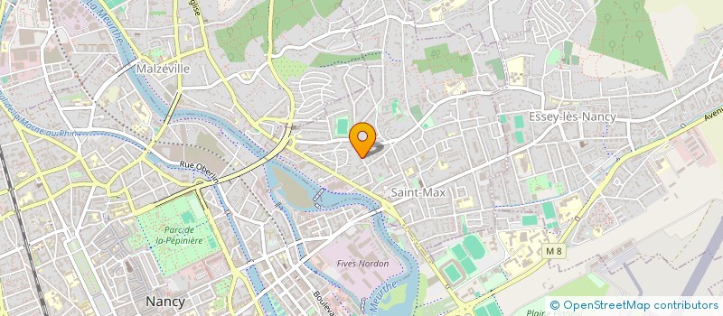 localisation de l'entreprise SCI CLEMENCEAU  SAINT MAX