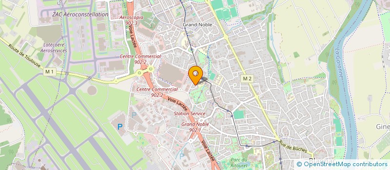 localisation de l'entreprise SCI CLEMENCEAU  BLAGNAC