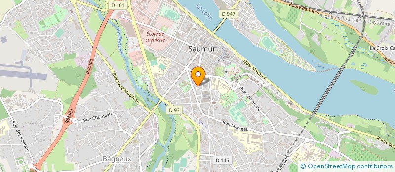 localisation de l'entreprise SCI CLEMENCEAU  SAUMUR