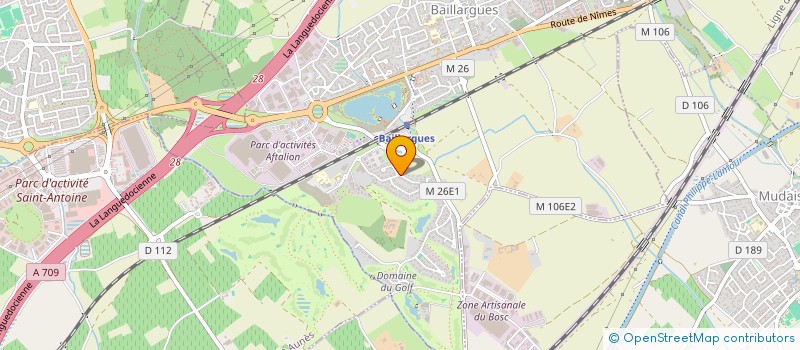 localisation de l'entreprise SCI CLEMENCEAU à BAILLARGUES