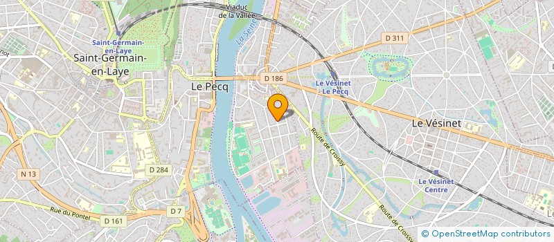 localisation de l'entreprise SCI CLEMENCEAU  PECQ (LE)