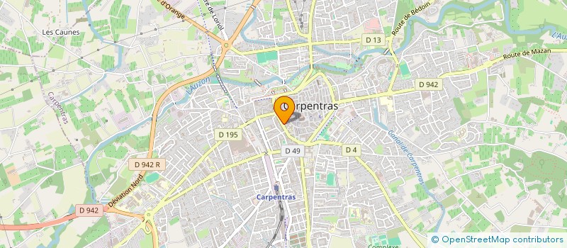 localisation de l'entreprise SCI CLEMENCEAU B.L  CARPENTRAS