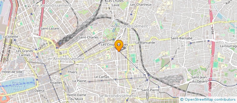 localisation de l'entreprise SCI CLEMENCEAU FOCH  MARSEILLE 4EME