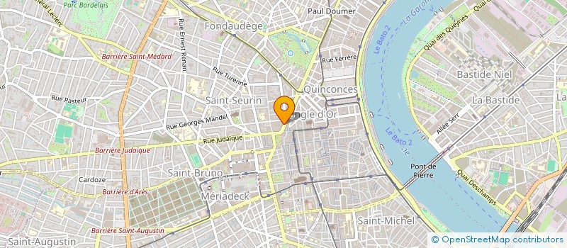 localisation de l'entreprise SCI CLEMENCEAU GAMBETTA  BORDEAUX