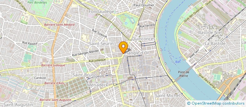 localisation de l'entreprise SCI CLEMENCEAU-ROLLAND I  BORDEAUX