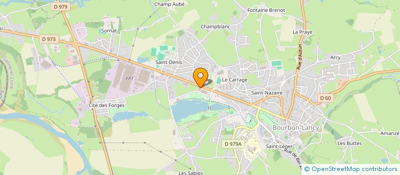 localisation de l'entreprise SCI CLEMENCIER à BOURBON-LANCY