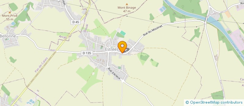 localisation de l'entreprise SCI CLEMENT  ARLEUX