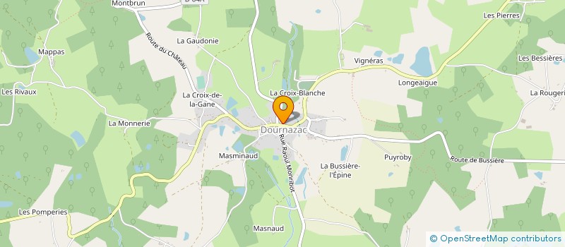 localisation de l'entreprise SCI CLEMENT  DOURNAZAC