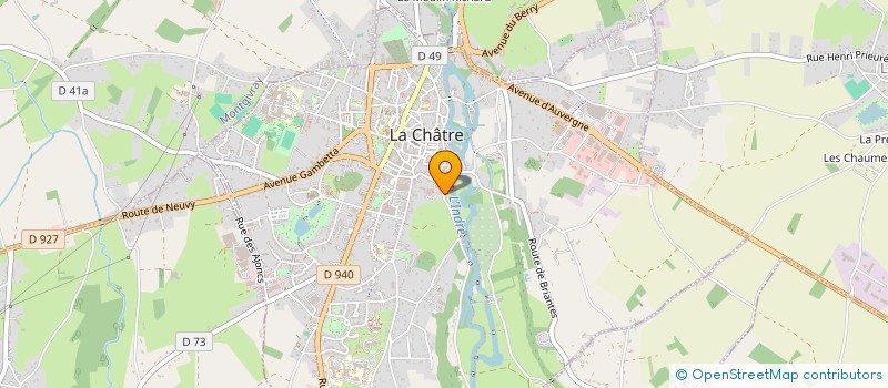 localisation de l'entreprise SCI CLEMENT à LA CHATRE