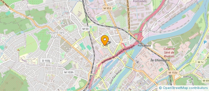 localisation de l'entreprise SCI CLEMENT  METZ