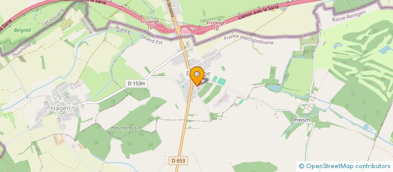 localisation de l'entreprise SCI CLEMENT  BASSE-RENTGEN