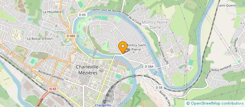 localisation de l'entreprise SCI CLEMENT à CHARLEVILLE-MEZIERES