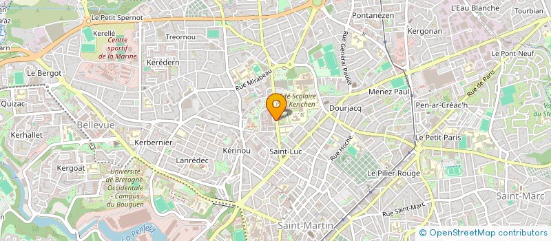 localisation de l'entreprise SCI CLEMENT  BREST