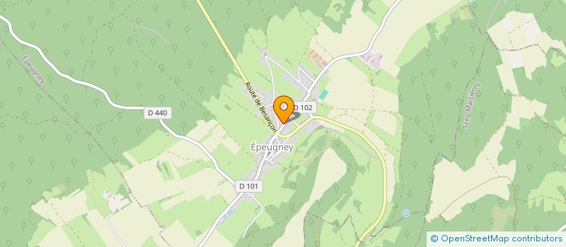 localisation de l'entreprise SCI CLEMENT  EPEUGNEY