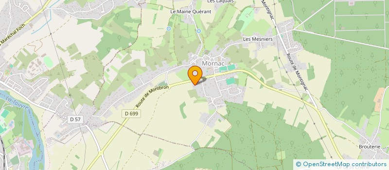 localisation de l'entreprise SCI CLEMENT à MORNAC