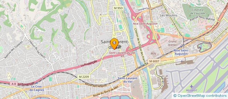 localisation de l'entreprise SCI CLEMENT à SAINT-LAURENT-DU-VAR