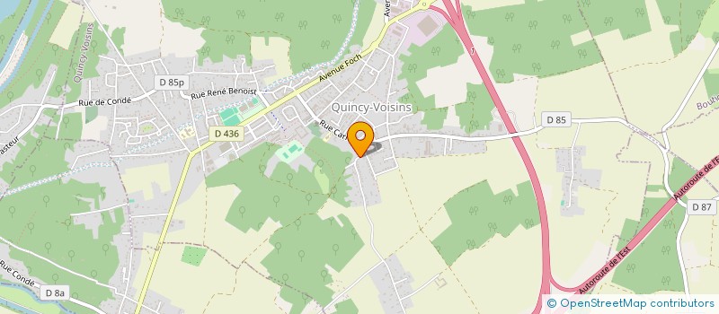 localisation de l'entreprise SCI CLEMENT à COUILLY-PONT-AUX-DAMES