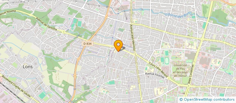 localisation de l'entreprise SCI CLEMENT  BILLERE