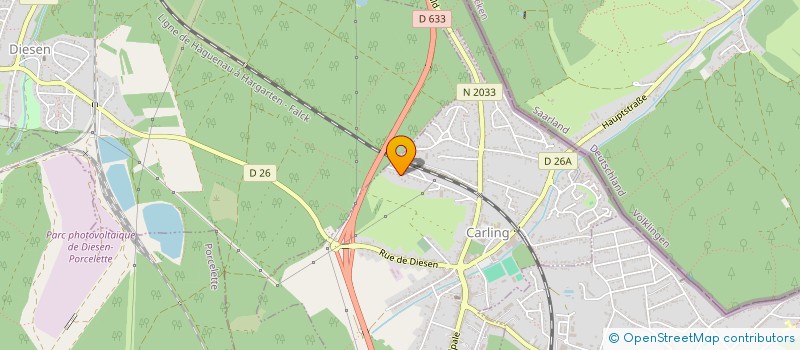 localisation de l'entreprise SCI CLEMENT  CARLING