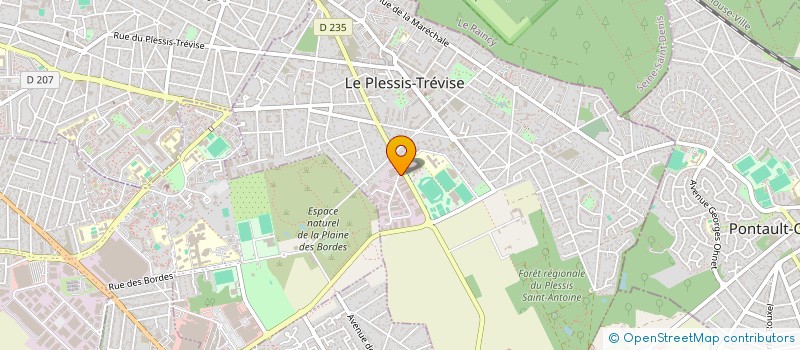 localisation de l'entreprise SCI CLEMENT ADER à LE PLESSIS-TREVISE