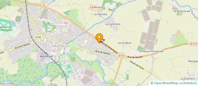 localisation de l'entreprise SCI CLEMENT ADER  MACHECOUL-SAINT-MEME